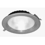 Downlight LED Redondo Gris Plata COB 25W, corte 195mm